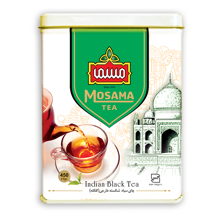  چای سیاه شکسته کلکته ممتاز مسما - 450 گرم فلزی